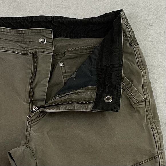 Kuhl Adventure Hiking Pants Mens 30X30 Khaki Outdoors Camping Stretch Gorpcore - Picture 10 of 14
